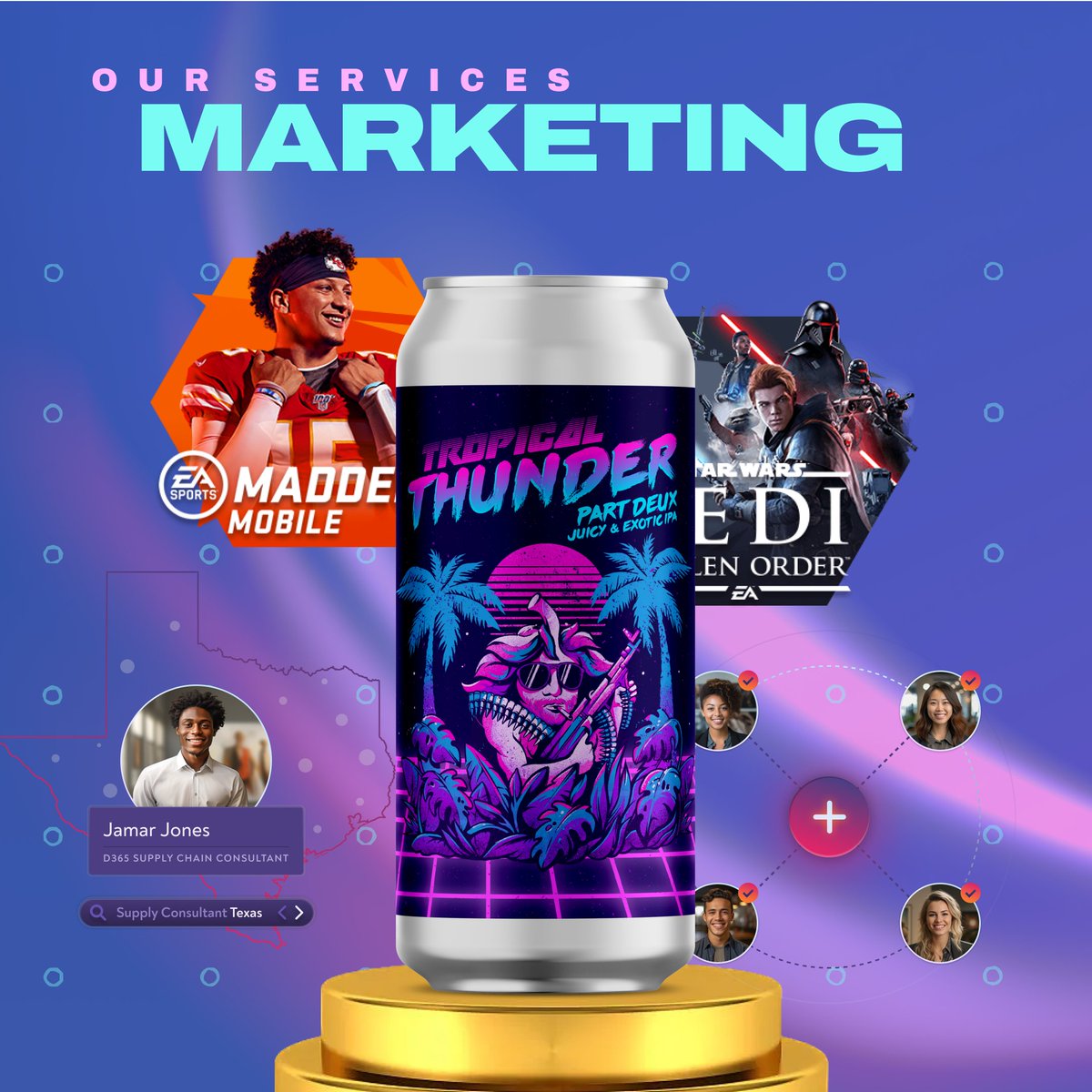 Looking to boost your #marketing? Look no further!

We offer creatives that really hit home, from visually stunning slide decks or tailored landing pages to social media campaigns or cinematic video productions that bring your brand to life.

Check our website or get in touch!