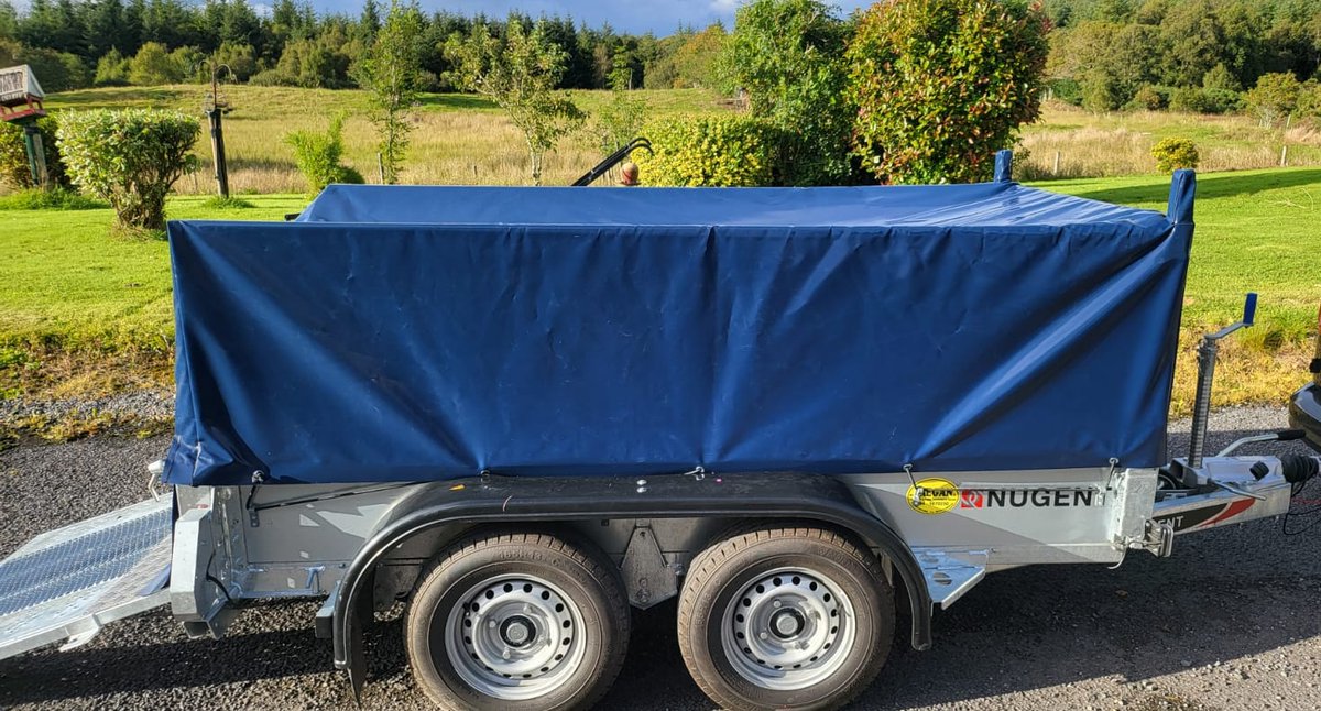 All our Trailer Covers are made to a Commercial Standard using the best materials no mater what the Size 
#MadeToLast #MadeInIreland #GauranteedIrish #Trailer #TrailerCover #CarTransporter