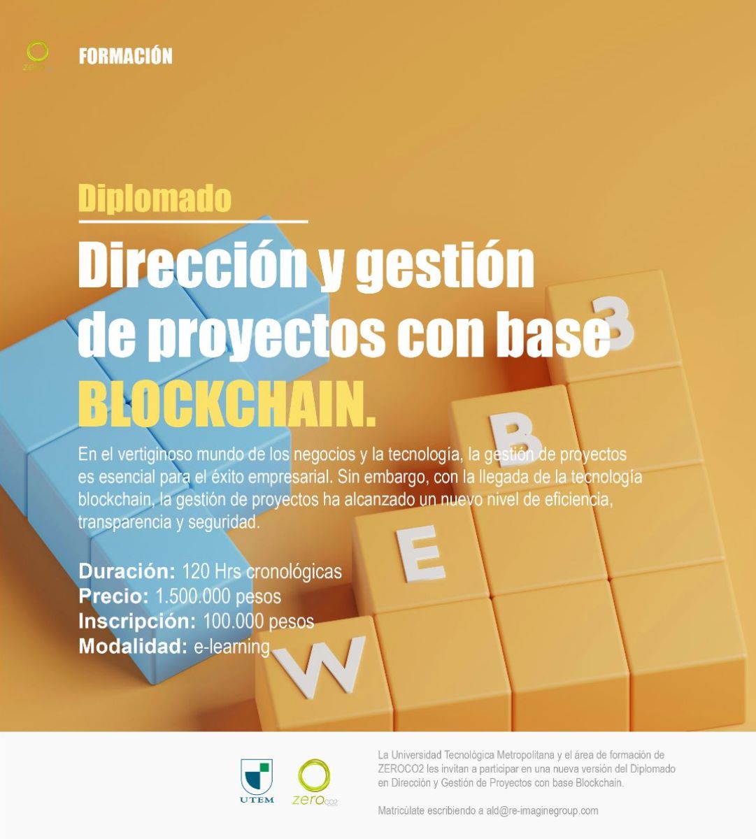 ¿Te gustaría destacar en tu carrera como un experto en dirección y gestión de proyectos con base blockchain?  us13.campaign-archive.com/?u=95a91e5f27f… #zerocarboneconomy #technology #cleantech #zeroco2 <a href="/ZEROCO2_/">ZEROCO2</a>