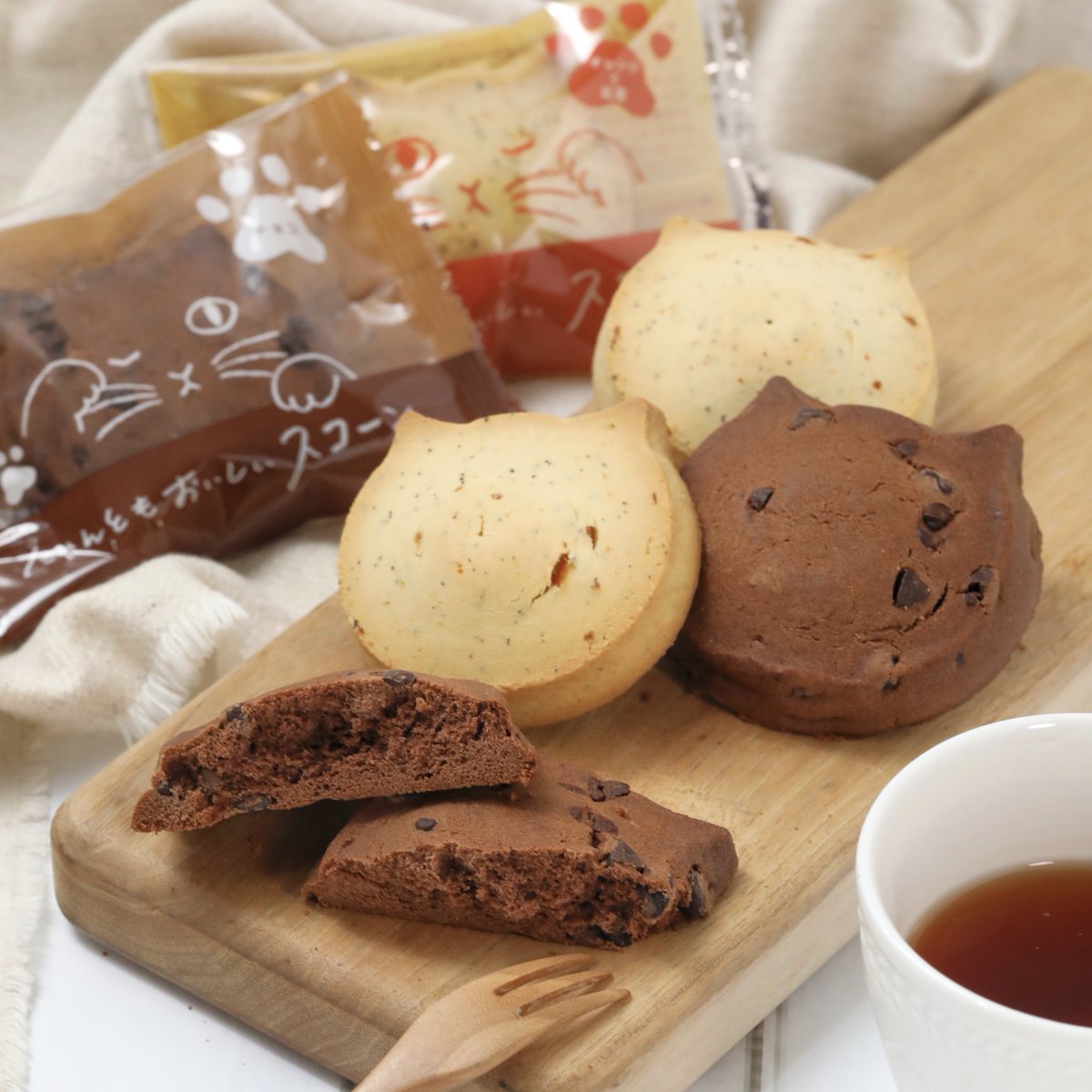 ∧＿＿＿∧ ( ✨速報✨) 🍫「にゃんともおいしいスコーン チョコ