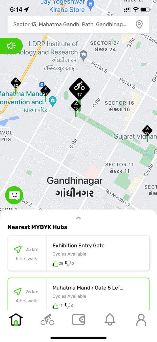 movewithmybyk's tweet image. Hey Gandhinagar, @mybyk_in is finally here courtesy @GandhinagarMC! 

Download the MYBYK app now to enjoy free rides during #VibrantGujarat2024!

#MYBYK #MakingCitiesLiveableAgain #MovePeopleNotCars #ParkTheCar #SustainableMobility #PublicTransport #MicroMobility