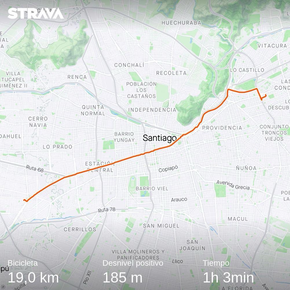 david_alega's tweet photo. Echa un vistazo a mi entrenamiento de bicicleta en Strava.
https://t.co/1zoRY3ogT4 https://t.co/xGnwhy9Z1W