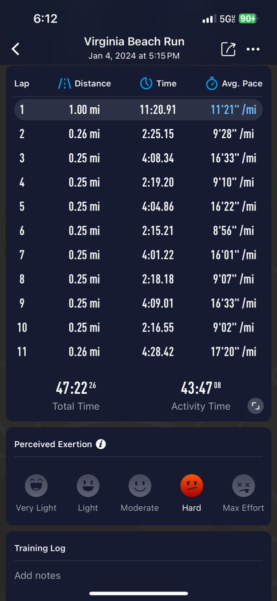 travel_run_lift's tweet image. Got some track work in yesterday after work! I’m a huge fan of speedwork- I just love pushing my limits. Goal was 2:15-2:20 for each 400m repeat. Mostly stayed in that range! 

5x400m done ✅ 

Let the 5k speed training begin! 

#5ktraining #runchat #speedwork
