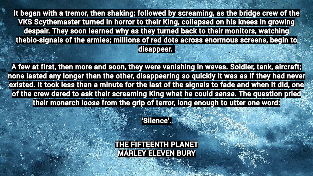 M11BuryAuthor's tweet photo. Two days until 'The Fifteenth Planet' is available for sale in e-book form at https://t.co/S2ZS1g8tE3

#thefifteenthplanet #horrorbooks #scifibooks #shortstory #scifihorror #cosmichorror #shortstoryhorror #scarybooks #horror #fear https://t.co/akdzRRDp16