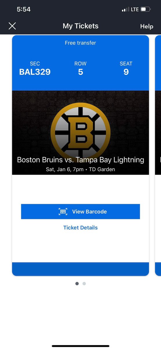 MorganCloutier's tweet photo. Anyone interested in buying two tickets to the @NHLBruins this Saturday January 6th?! DM me!! https://t.co/8fGBu9wlk5