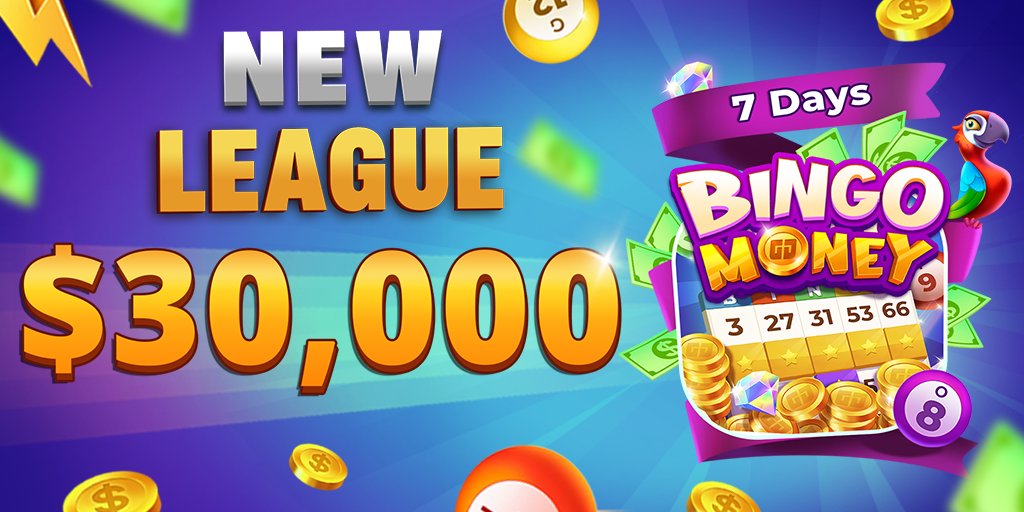 eGoGames_'s tweet photo. 🔥 Brace yourselves for the ultimate Bingo showdown! 

🌟 Join the Bingo Money League and compete for a massive prize pool of $30,000 over 7 days. 🎉

🏆 Let the Bingo battles begin! 🚀💰 

#BingoMoneyLeague #BigPrizes #BingoShowdown https://t.co/N4wMWNlcUZ