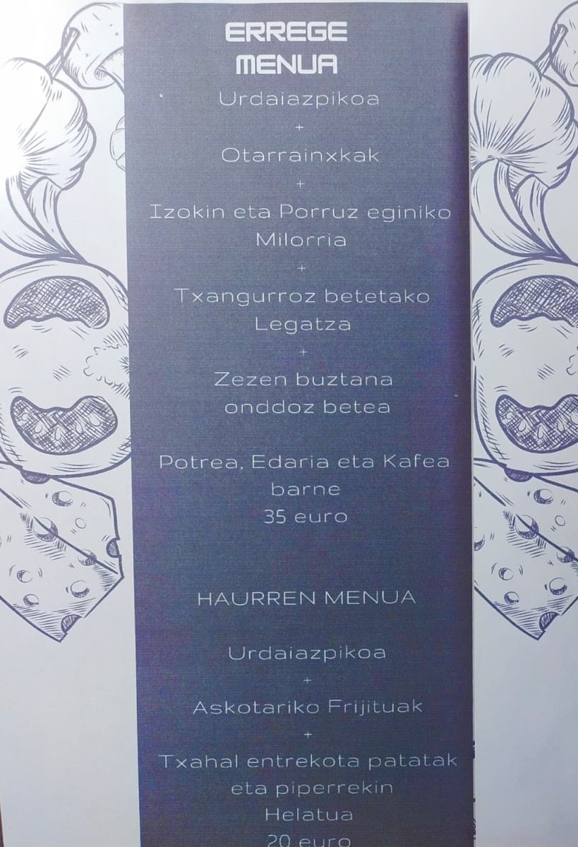 👑👑👑🍽 Errege menua, Ontziola Taberna Jatetxean.

🦐🐟 Urdaiazpikoa, Otarrainxkak, milorria, legatza...

ℹ Haurrentzako menua ere.

📍 Juan XXIII Kalea, 34. Pasai Donibane.

☎943340809

#Pasaia #Pasaian #LaurakBat #Merkataritza #Ostalaritza #Zerbitzuak