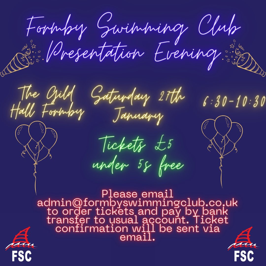 FormbySC's tweet image. GET IN TOUCH VIA EMAIL FOR TICKETS !!!!