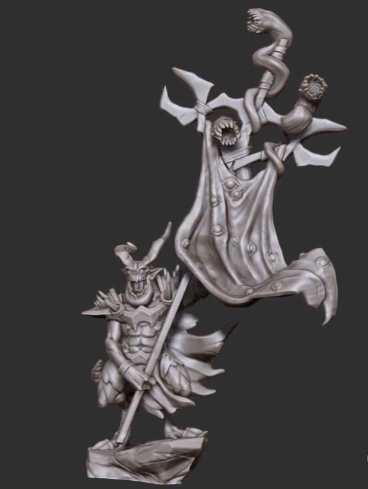 OP_Models's tweet image. Hello everyone! Let&apos;s all try to give the campaign a boost, to do so, we have decided to unlock several of the Stretch Goals:
*Harbinger of Farher Chaos
2 on foot
1 on Pale Horse
1 on Beast
1 BSB
*Kuulima&apos;s Deceiver with wings
So now you know, share on your social networks!