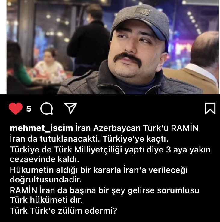 AtilaKaya_MHP's tweet photo. Ramin’e sahip çıkın!

Göndermeyin!

Kurda kuşa yem etmeyin!

Biz de anlayalım;
Türkiye’ye sığınan Türklere de sahip çıkıyor musunuz yoksa ensarlığınız sadece Araplara mı?! https://t.co/dS3vKiFwWM