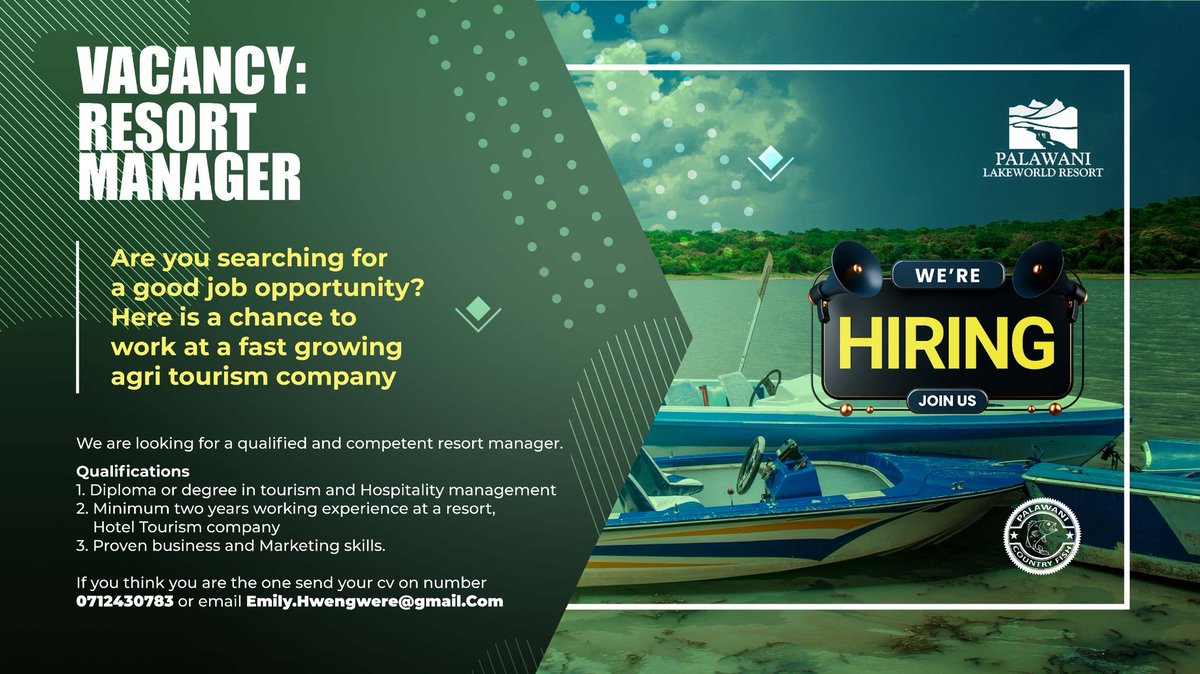 tltans_echxnage's tweet image. #JobVacancyAlert 

Please Retweet.