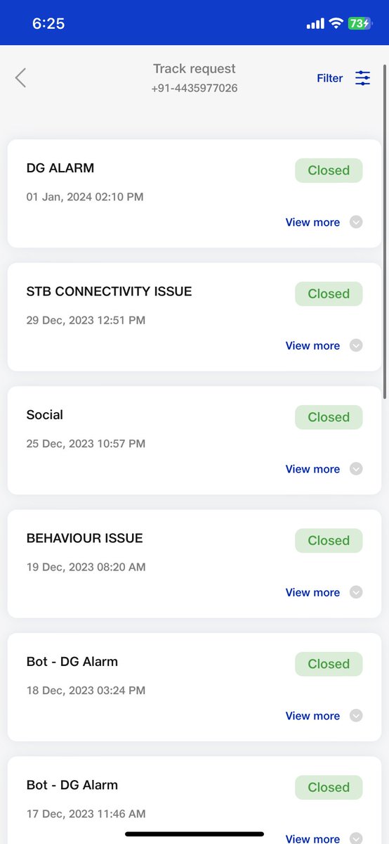 ADITYA08822136's tweet photo. Because of your worst service you have lost more customers 👏🏻👏🏻 I never seen a network like this @JioCare @reliancejio @JioFiberChennai  I am regretting why I got this Wi-Fi . Lot of fake resolved.chennai is full of fake technician .@nch1915 take action https://t.co/mI9zP7UWva