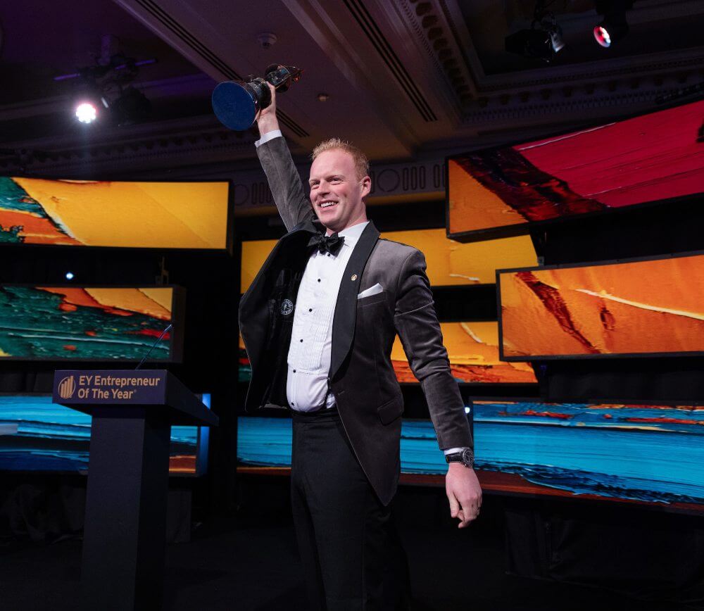 The only way is up for Entrepreneur of the Year Sam Moffett - EY Entrepreneur of the Year Award winner talks about scaling a global engineering business from #Monaghan #irish #business #entrepreneurs #startups #engineering #automation @MoffettAS <a href="/ey/">EY</a> thinkbusiness.ie/articles/moffe…