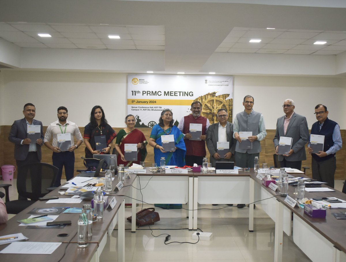 BCKIC's tweet image. BCKIC PRMC Meeting: Focused on strategic reviews and collaborative initiatives. Valuable feedback from committee members. BCKIC Annual Impact Report 2023 was also launched. BCKIC aims its role in technology validation and deployment in future.   #ProgressReview
@PrinSciAdvGoI