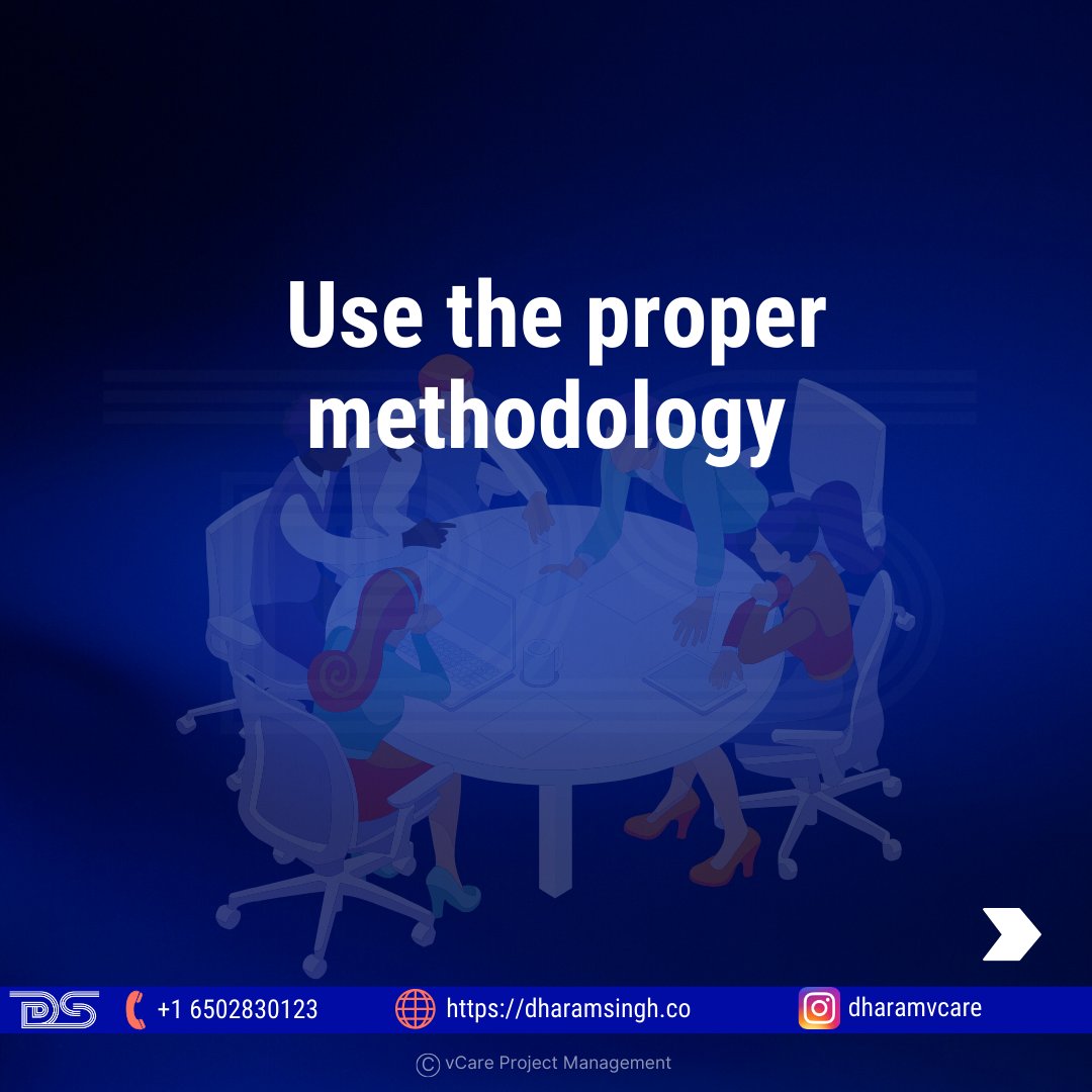 Dharam_PgMP's tweet image. 5. Use the proper methodology

#ProjectMethodology #pgmptraining #pgmpprepcourse
