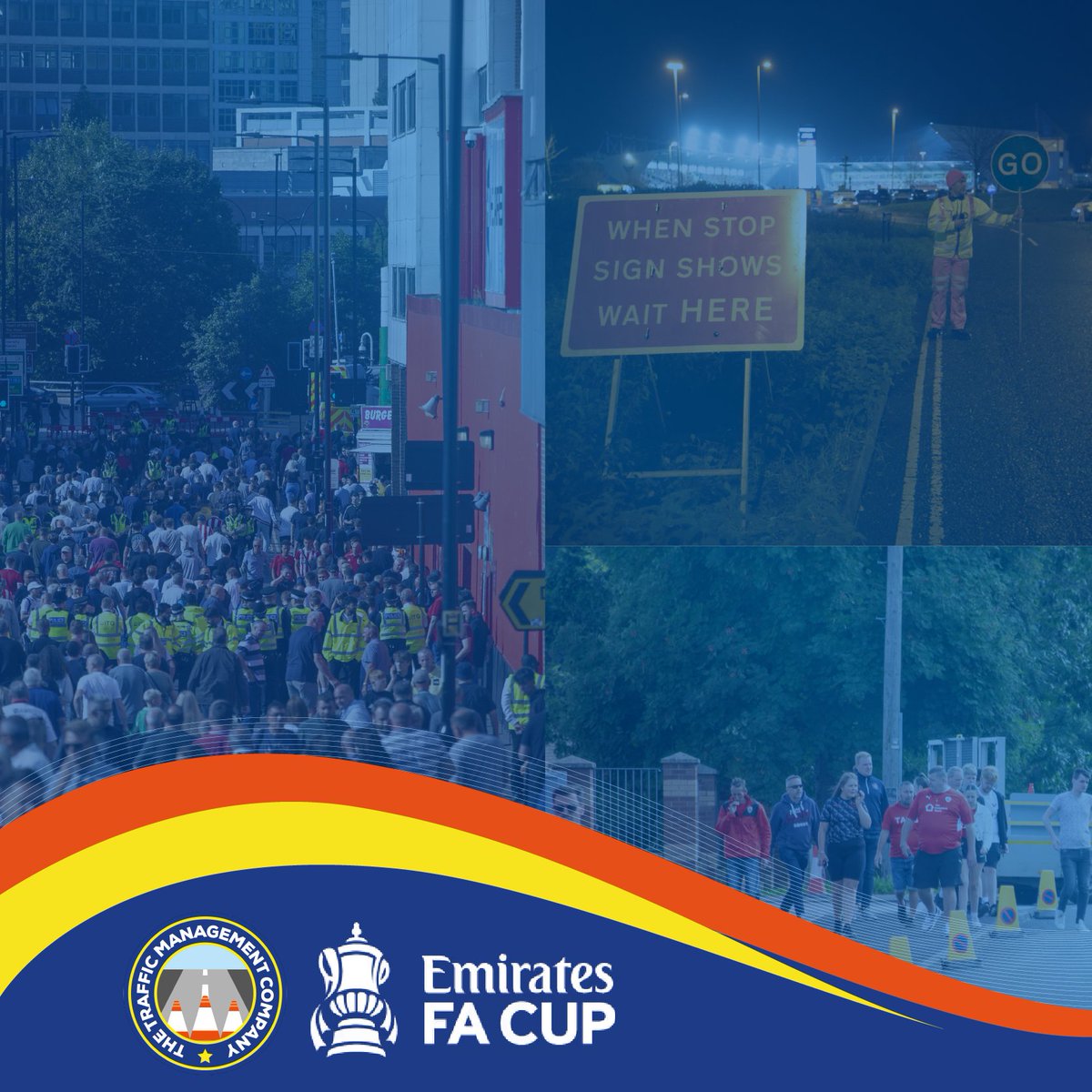 TrafficMgmtComp's tweet photo. With most of our @EFL  football teams we supply #EventTM to in action this weekend for The @EmiratesFACup  3rd round, it should be a great weekend of sport. Good luck to all our teams including our @premierleague  clients who join this weekend.

#FACup #Stadia #TrafficManagement https://t.co/OIFzP3TbdO