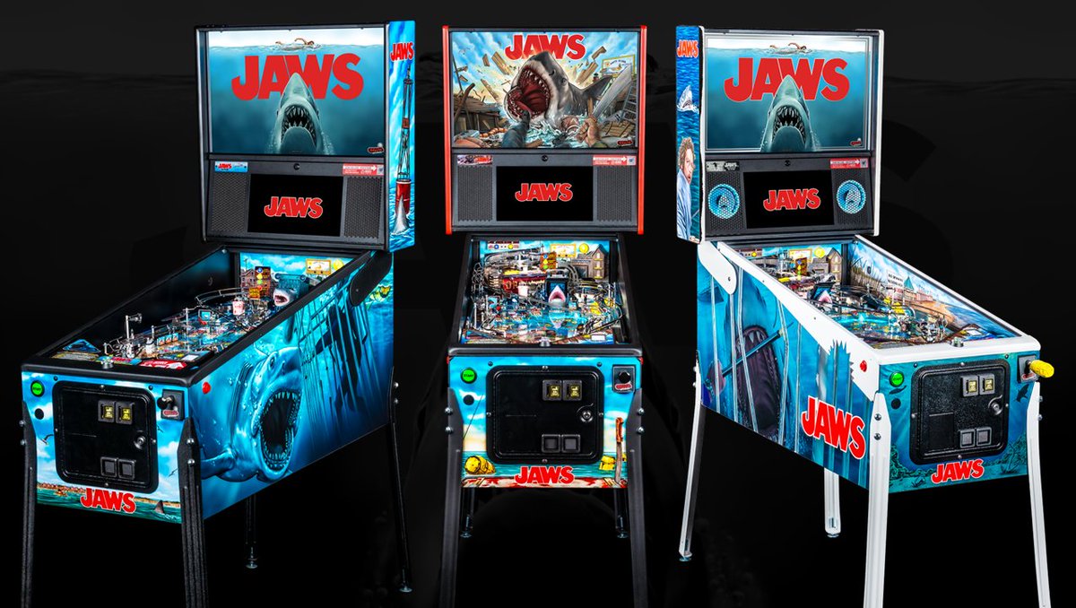 intergamefun's tweet photo. Stern unveils Jaws machine
Read more: https://t.co/M4RwaCSSy7
@SternPinball #Jaws #jawspinball https://t.co/MZzEu1r0GN