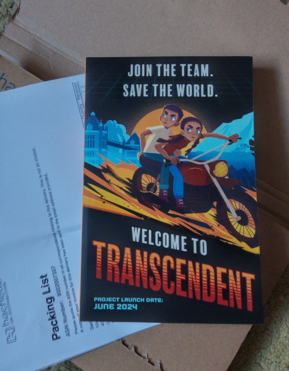 NWLibraryLady's tweet image. Book post from @HachetteKids "edge of your seat, high octane adventure" oh yeah I think I might just enjoy this #transcendent 😍📚😍