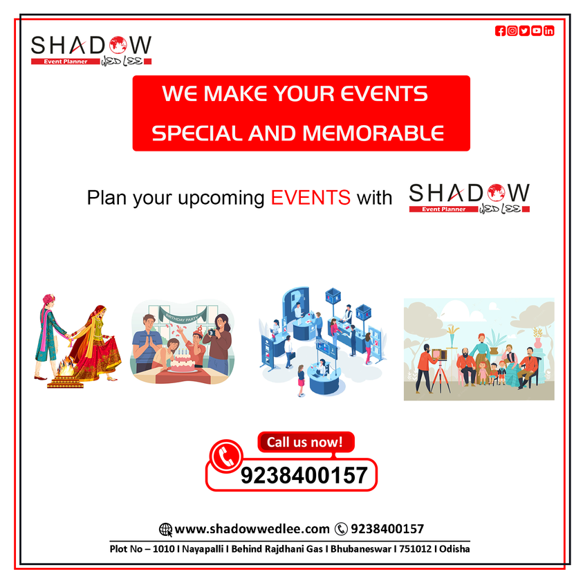 Shadow_Advt_Com's tweet photo. @shadow_wedlee Planning a wedding is hard work! Let's help you organize every detail of your day, from the budget to the day-of timeline and beyond.
For more info contact us at 9238400157. https://t.co/9e2kgJRHQN