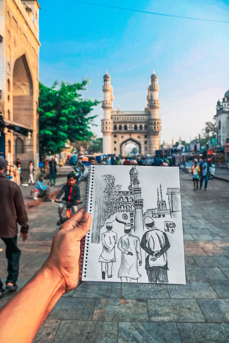 I called it Skechography 😀
<a href="/HiHyderabad/">Hi Hyderabad</a> <a href="/WeAreHyderabad/">We Are Hyderabad</a> <a href="/KTRoffice/">Office of KTR</a>  <a href="/BRSparty/">BRS Party</a> #charminar #Hyderabad #streetphotographyinternational