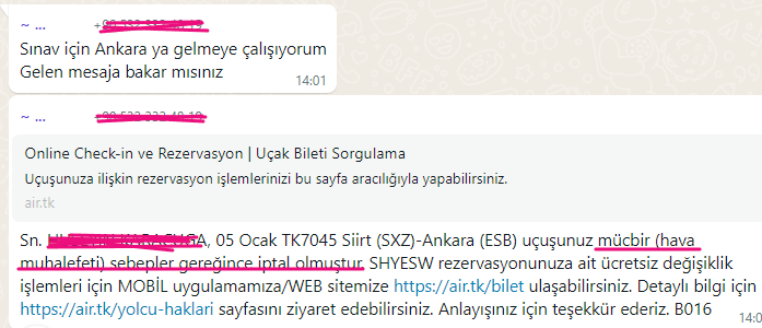 Sami SERT (@samisert62) on Twitter photo Uçakları hava muhalefeti nedeniyle iptal olan arkadaşlarımıza bir vasıta gönderin lütfen, yüzyüze final sınavına yetişecekler
OnlineFinal AhmetYesevi
<a href="/AhmetYeseviUni/">Ahmet Yesevi Üniversitesi</a>
<a href="/RTErdogan/">Recep Tayyip Erdoğan</a>
<a href="/fahrettinaltun/">Fahrettin Altun</a>
<a href="/hasandogan/">Hasan Doğan</a>
<a href="/ikalin1/">İbrahim Kalın</a>
<a href="/simsek65/">Muhittin Şimşek</a>
<a href="/Halil_Hoca_/">Halil İbrahim BÜLBÜL</a>
<a href="/YuksekogretimK/">Yükseköğretim Kurulu</a>
<a href="/erolozvar/">Erol Özvar</a> Uçakları hava muhalefeti nedeniyle iptal olan arkadaşlarımıza bir vasıta gönderin lütfen, yüzyüze final sınavına yetişecekler
OnlineFinal AhmetYesevi
<a href="/AhmetYeseviUni/">Ahmet Yesevi Üniversitesi</a>
<a href="/RTErdogan/">Recep Tayyip Erdoğan</a>
<a href="/fahrettinaltun/">Fahrettin Altun</a>
<a href="/hasandogan/">Hasan Doğan</a>
<a href="/ikalin1/">İbrahim Kalın</a>
<a href="/simsek65/">Muhittin Şimşek</a>
<a href="/Halil_Hoca_/">Halil İbrahim BÜLBÜL</a>
<a href="/YuksekogretimK/">Yükseköğretim Kurulu</a>
<a href="/erolozvar/">Erol Özvar</a>
