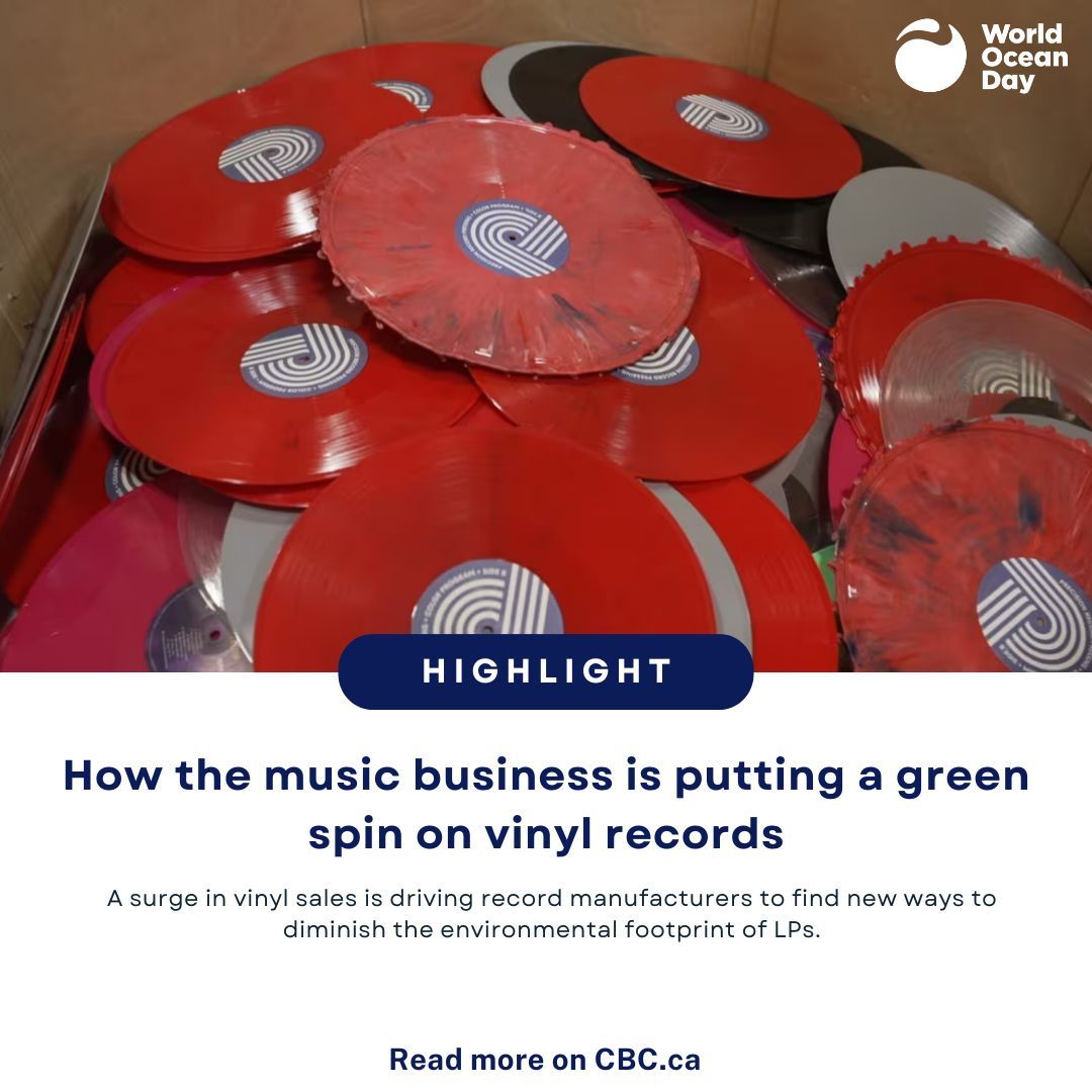 How the music business is putting a green spin on vinyl records