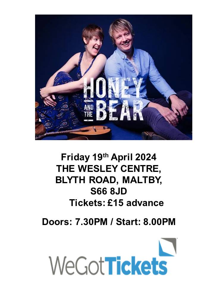 TheWesleyCentre's tweet photo. Tickets now available on line or from reception.
Go online with the following links
Megson
https://t.co/7TQTGD8HSG
Honey and the Bear
https://t.co/Y2xcyoP2ZI
#folkmusic #megson #honeyandthebear #folk #wegottickets https://t.co/fdrsrSXzT0