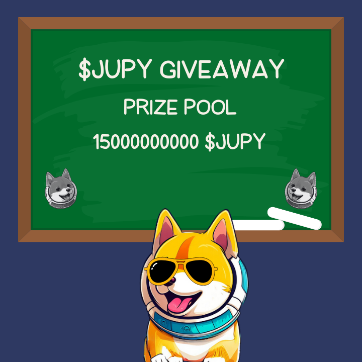 Jupy Coin (@jupycoin) on Twitter photo 🚀 $JUPY GIVEAWAY
👉Follow, like and rt pinned post
👉Join telegram t.me/jupycoinchat
👉Drop your #SOL wallets
💰15B $JUPY for 5 People
⏳24 Hours
$JUPY $JUP #SolanaMemecoin #Solana  #bonkinu 🚀 $JUPY GIVEAWAY
👉Follow, like and rt pinned post
👉Join telegram t.me/jupycoinchat
👉Drop your #SOL wallets
💰15B $JUPY for 5 People
⏳24 Hours
$JUPY $JUP #SolanaMemecoin #Solana  #bonkinu