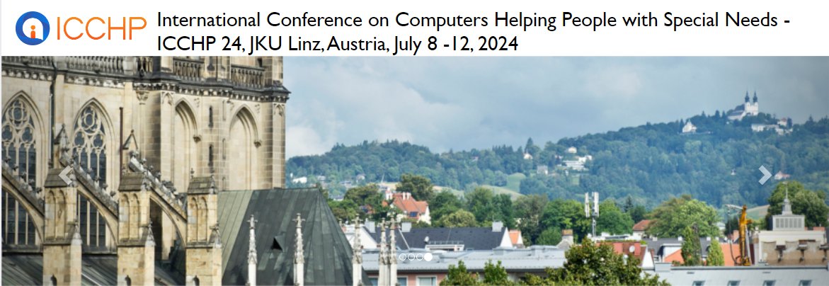 AccessibilityA2's tweet photo. 🌐✨ Call for Contributions to #ICCHP2024! 📢 Shape the future of Digital Inclusion, Assistive Technology, and Accessible ICT. Contribute your insights and research. Science Track deadline: Feb 2, 2024. Innovation Area: May 3, 2024. https://t.co/dIZsRz3AUg https://t.co/zUkZsqw5ly