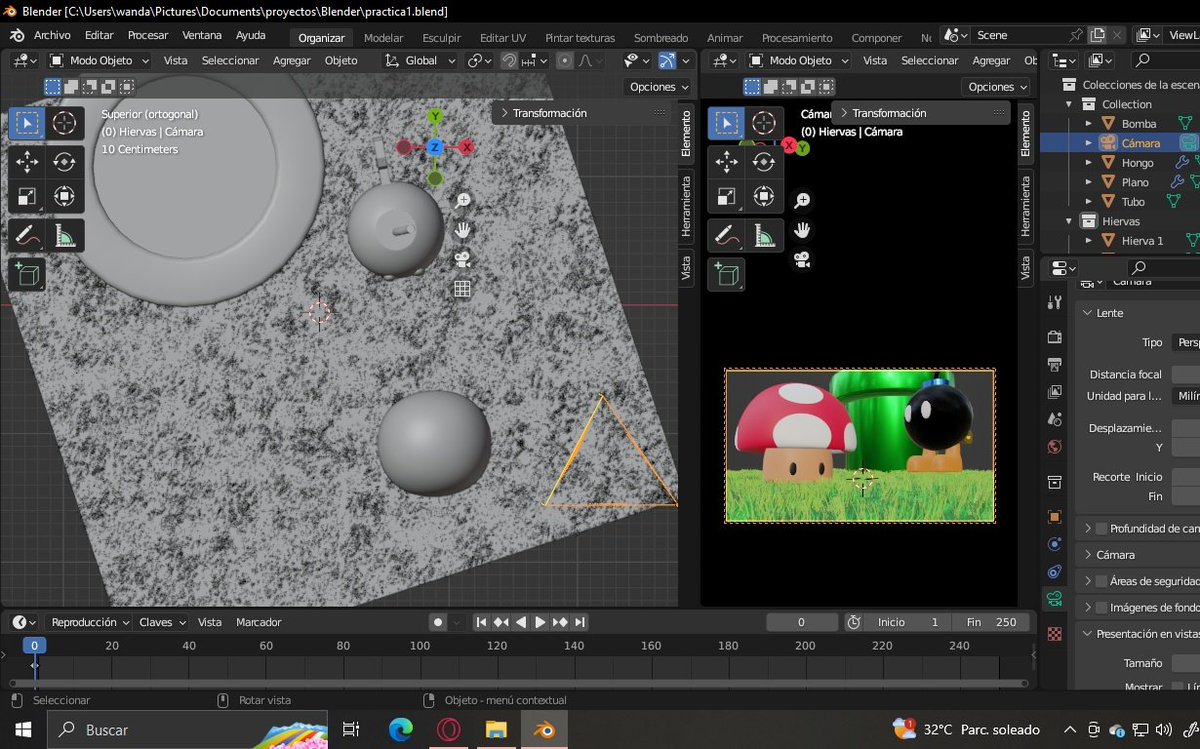 waluff_1999's tweet photo. Mi primera práctica de modelado y animación 3D !! / My first 3D modeling and animation practice!! 🤗

.
#3DModel #Practice #blender #3Danimation #3dartwork https://t.co/nsOsymUSbN