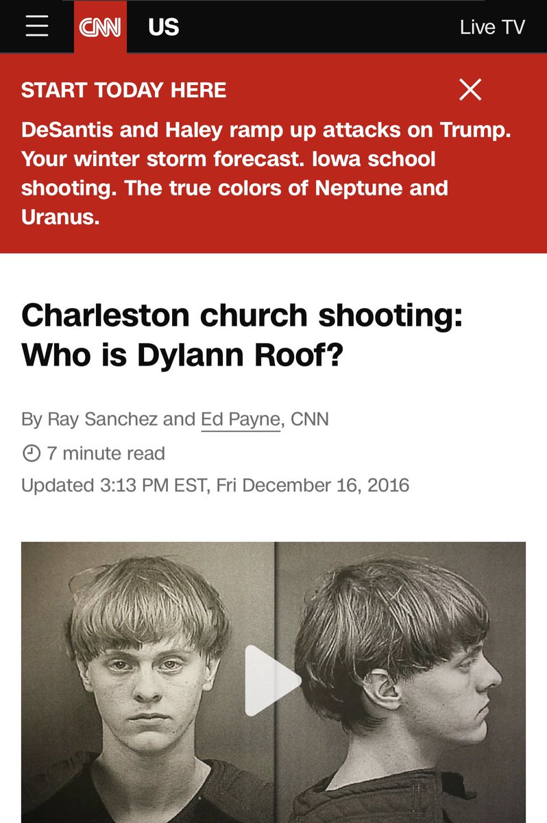 Black_Muze's tweet photo. 🤔 I wonder how many people have heard about Dylann Roof but not Dylan Butler…& what role if any has the MSM played in this discrepancy? Why do only certain identities matter in reporting mass shooters? 🤨 MSM narratives are such fickle & fragile things! #MusingsOfAModerate https://t.co/MdGXHNsq7i