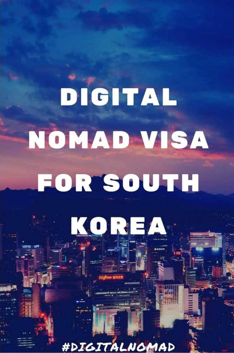 Дижитал Номад (цахим нүүдэлчин) визийг БНСУ-ын элчин сайдын яаманд мэдүүлэх боломжтой болжээ. Бас давгүй сайхан мэдээ байна шүү.