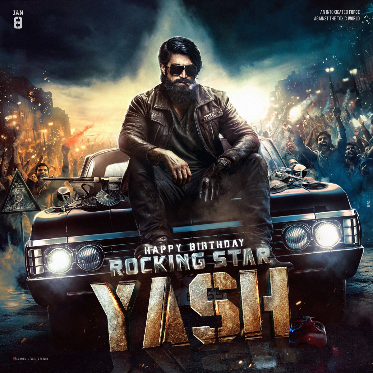 Advance happy birthday to our rocking star🎉🎉
Here's the Much Awaited CDP to celebrate the Day of a Revolutionary Man <a href="/TheNameIsYash/">Yash</a> 
ಜಗವ ಗೆಲ್ಲಲಿ #Toxic 
#YashBirthdayCDP
