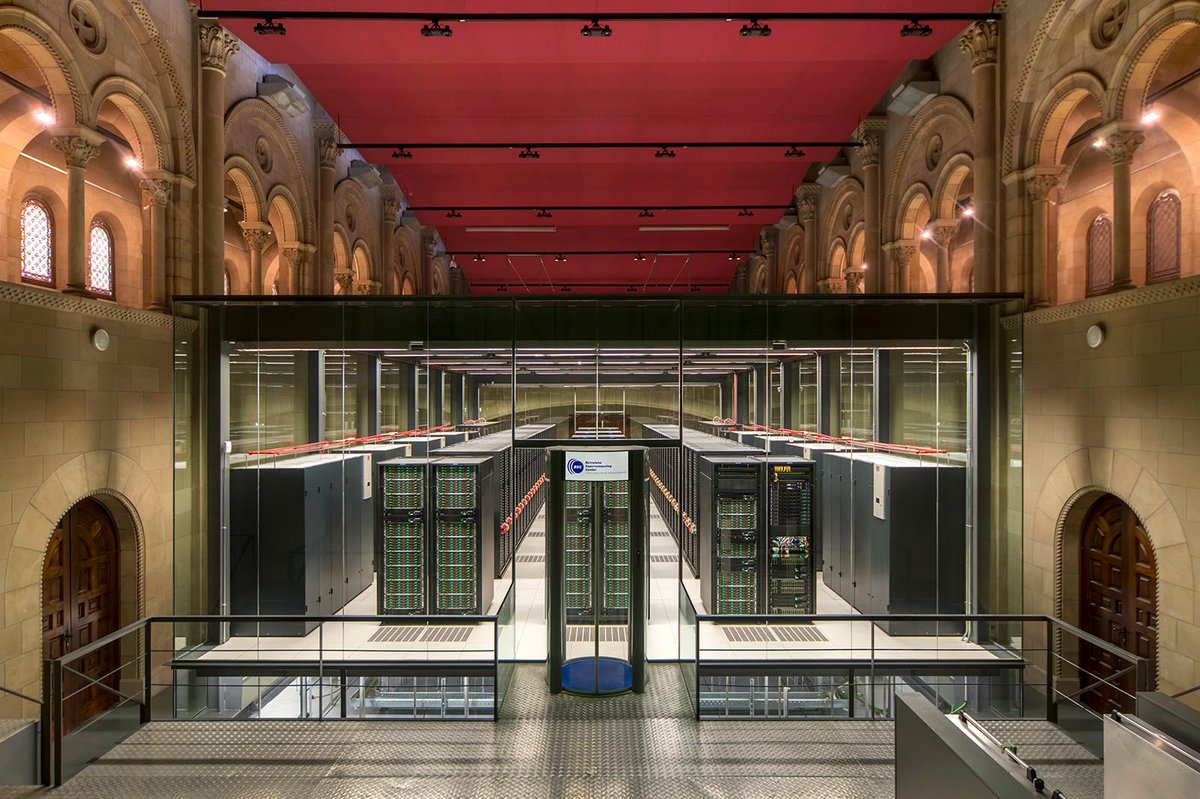 johannes_hage's tweet image. today I learned that there’s a literal GPU church with 4k H100s in Barcelona

h/t @tugot17
