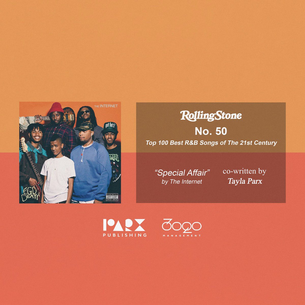 TAYLAPARX's tweet photo. Sheesh. Top 50 of the best r&b songs of the 21st century? One thing ima always give is consistency. It don’t matter the genre , artist, the year. Ima be here for as long as I choose to be. #taylamade 🚀 https://t.co/p5mHDHRQ3D
