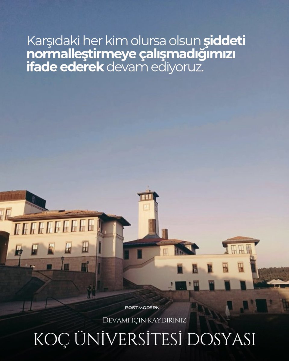 postmodernss's tweet photo. “Koç Üniversitesi Dosyası” içeriğimiz sizlerle. Öncelikle burada yazılanlar haber sitesinden “iddialar” olarak alınmış olup, gün içinde dosya detayları ile genişletilerek hazırlanmış TARAFSIZ bir çalışma olduğunu aktarmak lazım.++ https://t.co/KZHei8imIR