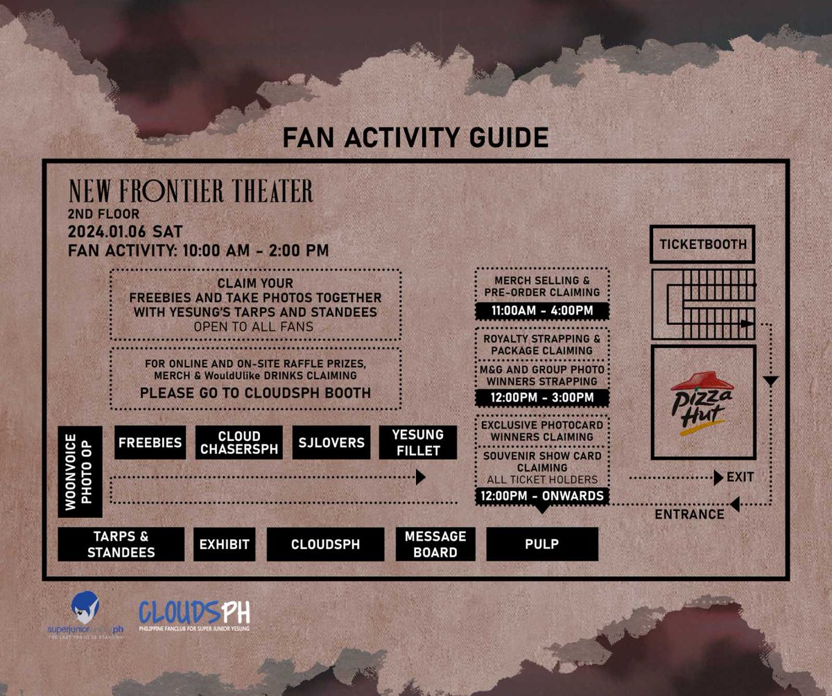 CloudsPH's tweet photo. #UnfadingSenseInManila #YesungInManila #YEstival

Lay out and foot traffic for tomorrow's fan activities

📍2nd Floor NFT
⌚10:00am - 2:00pm https://t.co/GOUPfwTjXP
