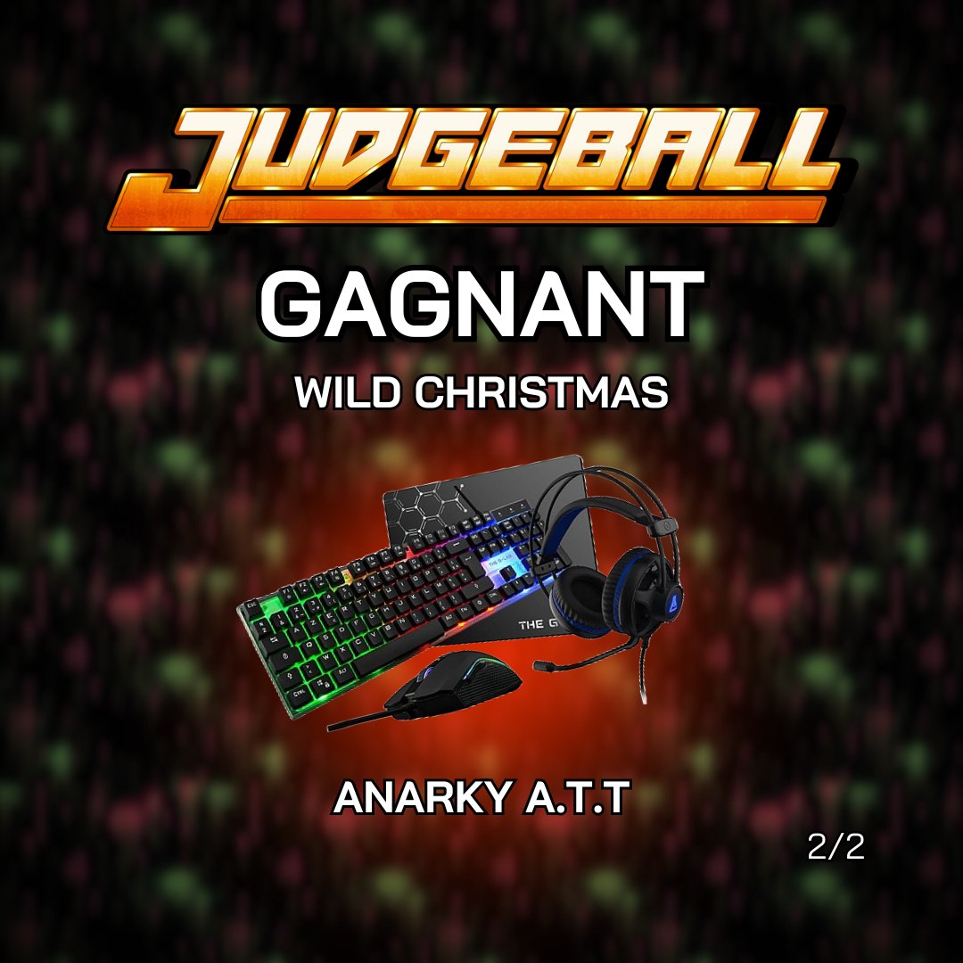 Wild_Bishop's tweet photo. 🎉 GAGNANT CONCOURS 🎉

Notre 2e gagnant du concours Wild Christmas est adrien_anarky alias Anarky A.T.T sur Discord.
(Tu peux mp @SoElainter  sur Discord pour les modalités)
Félicitations 🔥 https://t.co/srrZbzGiGh