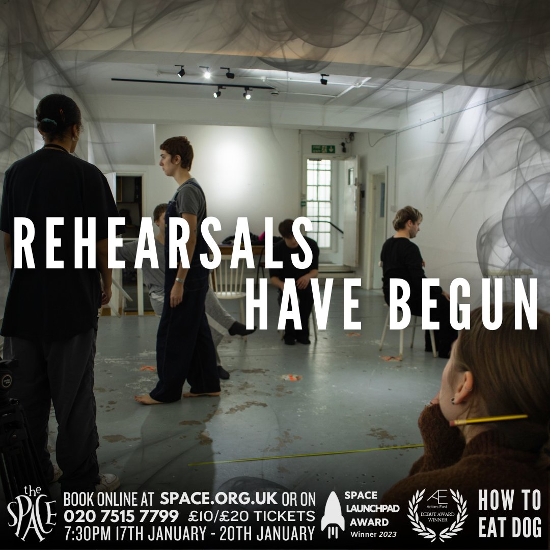 EyesWide__'s tweet photo. under 2 weeks to go until we take to @SpaceArtsCentre stage with How to Eat Dog 👔 there's still time to get your tickets to this incredible cast in action!!!

↘️get your tickets here ↙️
https://t.co/EW2TwryOqi https://t.co/rXiJxDKtxL