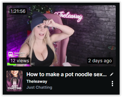 TheLeawayClips's tweet photo. I'm not sure about this title....👀😅 https://t.co/BXkJnGelGl