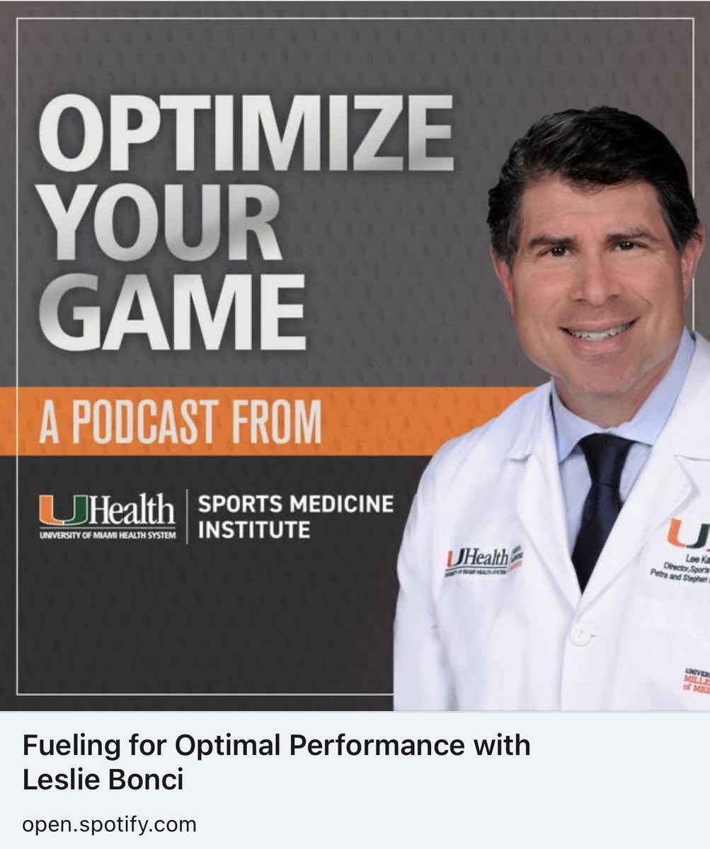 lesliebonci's tweet photo. #ActiveAdvice-Honored to share the stage with one of my favs: Dr Lee Kaplan Ty for the opportunity to inform your #optimizeyourgame podcast community on your fuel kit, food and fluid as internal equipment, prioritizing chews & moves. Here you go!
https://t.co/FCKTvmCAQi https://t.co/a5owDmoVzA