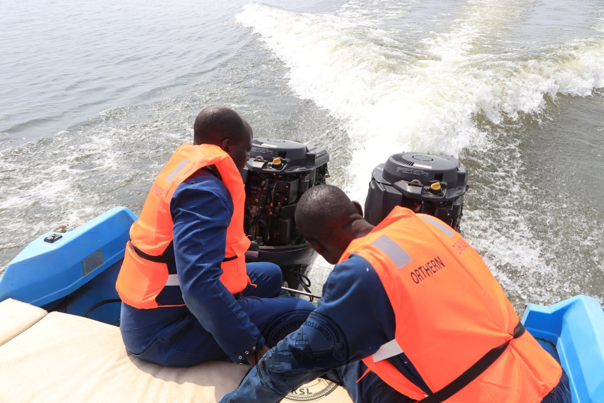KenyaShipyards's tweet photo. Kisumu Shipyard technicians carried out a routine maintenance on one of the KMA boats today. The exercise involved servicing the boat's engines among other crucial maintenance services. https://t.co/cpn4f87VFu
