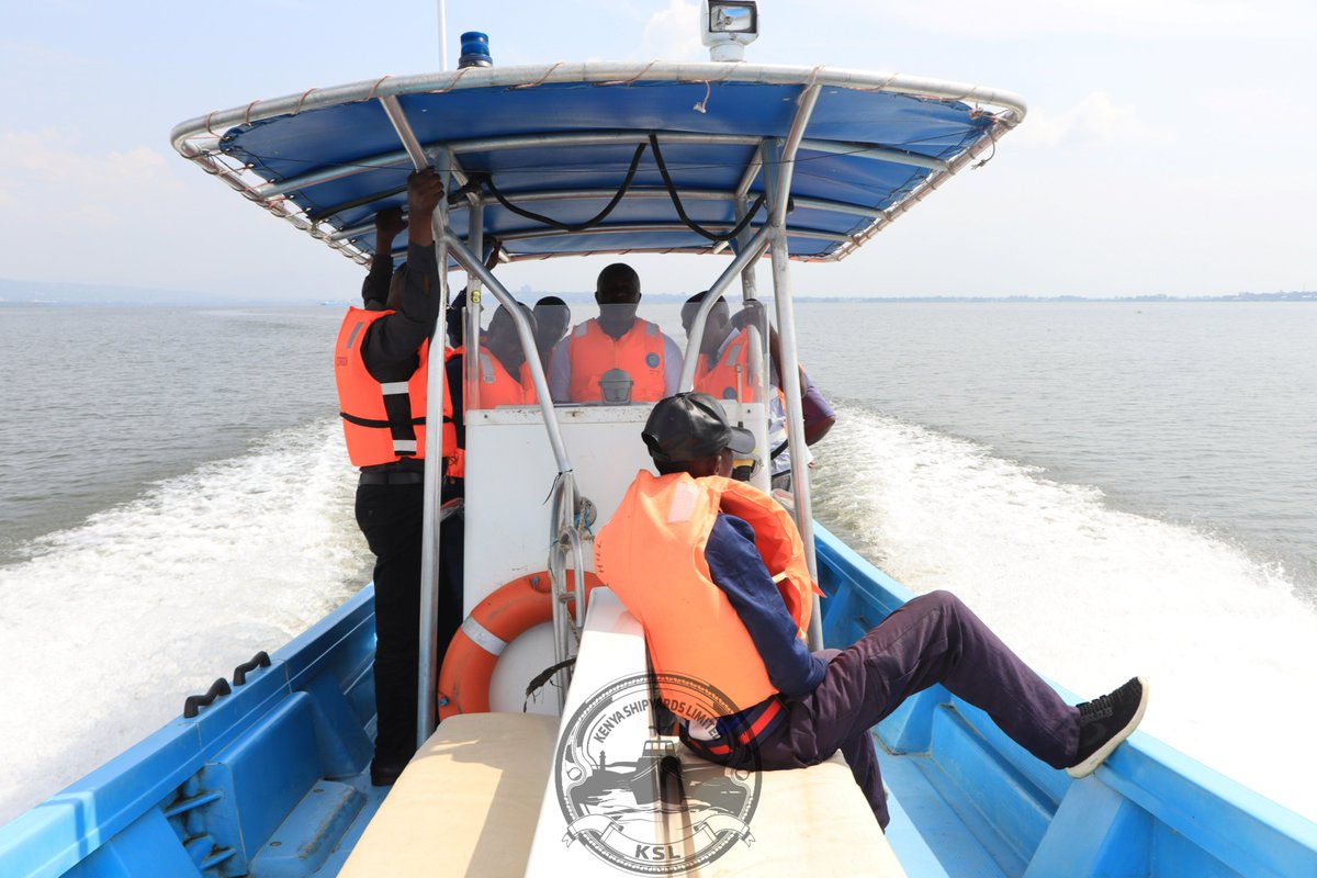 KenyaShipyards's tweet photo. Kisumu Shipyard technicians carried out a routine maintenance on one of the KMA boats today. The exercise involved servicing the boat's engines among other crucial maintenance services. https://t.co/cpn4f87VFu