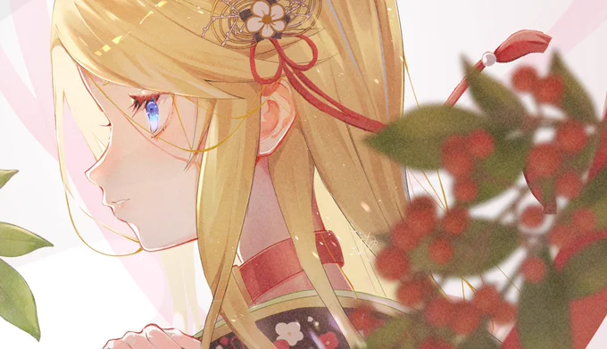 書き初め #鏡音リン #prsk_FA 