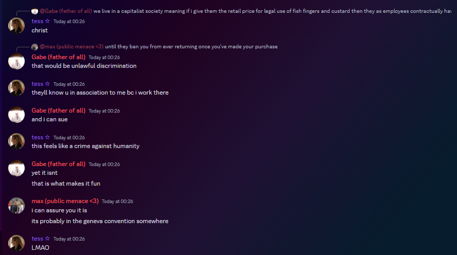 fish fingers and custard - yay or nay (THE ANSWER IS NO)