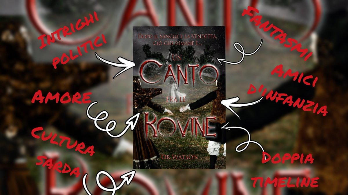 Today I published the 🇮🇹 version of my YA gothic book, UN CANTO FRA LE ROVINE!! 👻

History, Sardinian culture and ghosts move around Spanish Cagliari and 19th century Cuglieri!!

📚 books2read.com/UnCantoFraLeRo… #gothic #ya #historical #dualtimeline #sardinia