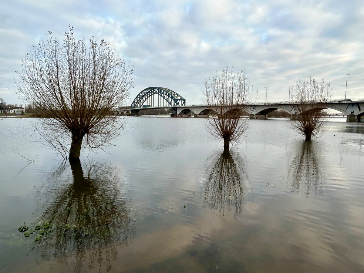 Wij wensen iedereen een goed en gezond 2024 toe. En voor de komende periode? Even pauze in het #landschapsbeheer en wachten tot het water weer gezakt is. Ook dat is #IJsseldelta