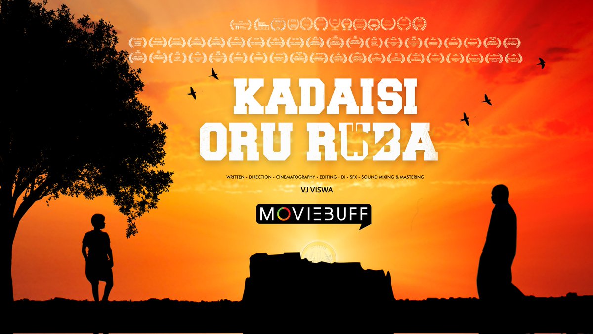 Happy to release this Award Winning Short Film #KadaisiOruRuba  Must Watch 
youtu.be/2h7b3eMLbOU
Written, Direction, Cinematography, Editing, DI , SFX , Sound Mixing &amp; Mastering : <a href="/vjviswaofficial/">Vj Viswa</a>
Co-Director  ADR  Poster Designer : <a href="/rk_2001_05/">RAHUL KRISHNAN KAMARAJ</a>  Music : <a href="/muthudeepak_s/">muthu deepak</a>