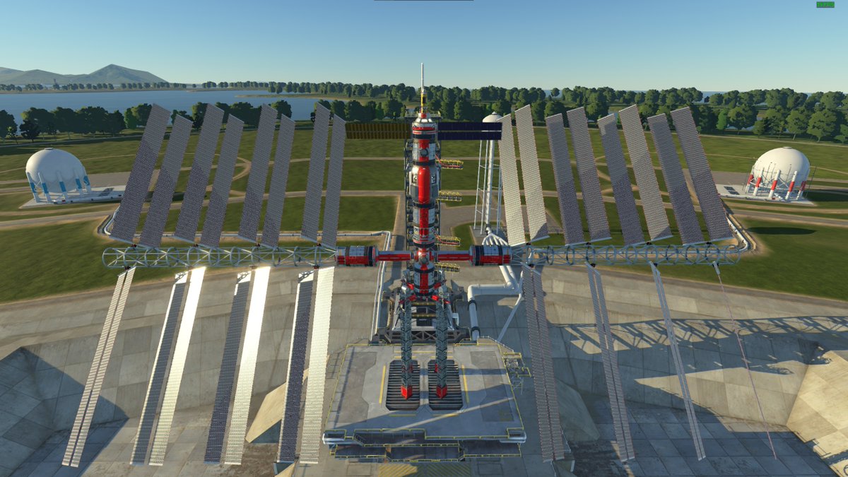 ImperatorKahles's tweet photo. @KerbalSpaceP 
Kerbal Space Station 195 Parts #MSI GEFORCE RTX 4090 19 FPS I Love KSP and KSP2 🥰🛸 #4Science #KSP2 https://t.co/mkB1ZESOIG