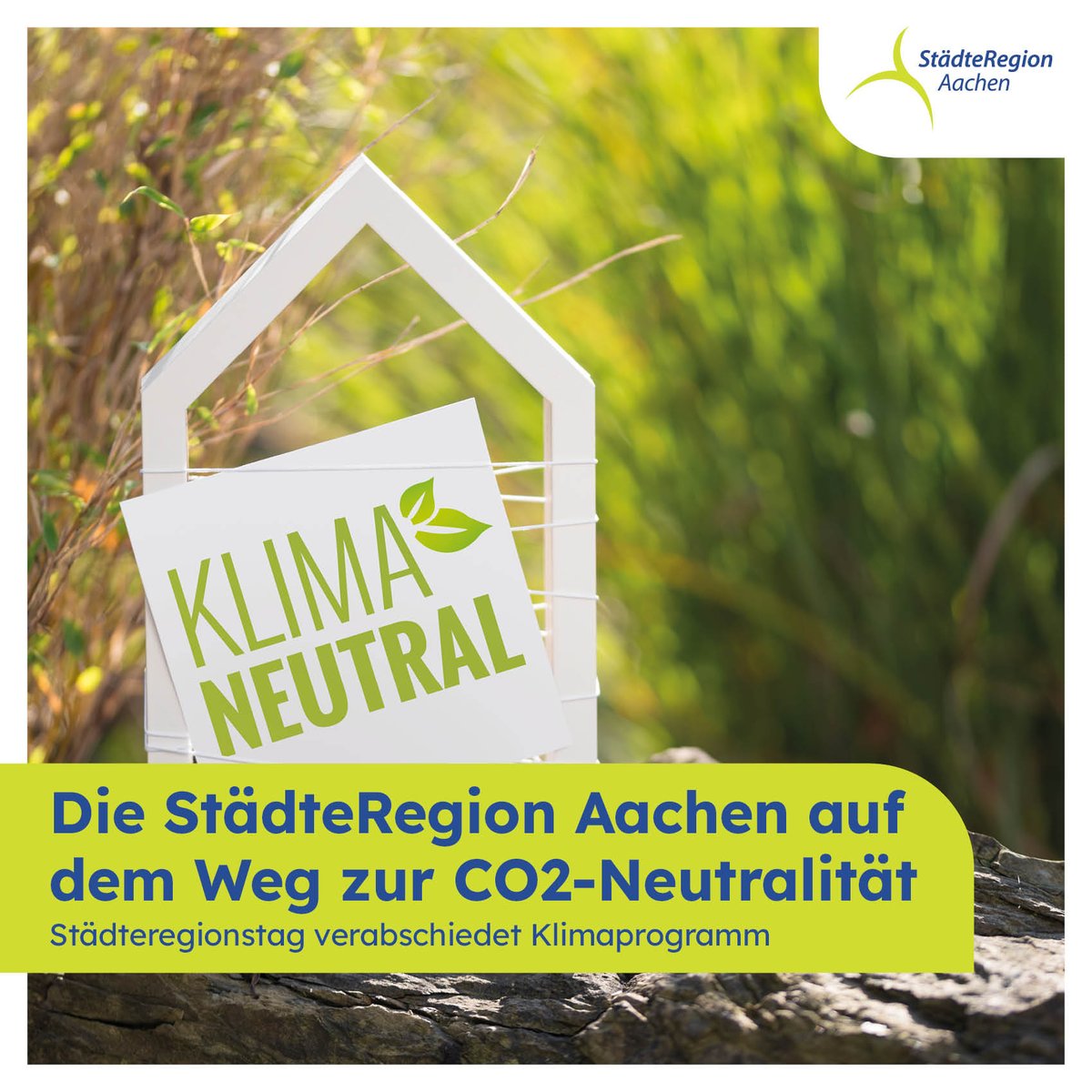 🍃Die StädteRegion Aachen soll bis 2030 klimaneutral werden. Dazu ist ein weiterer wichtiger Schritt getan: Unser Städteregionstag unterstützt mit großer Mehrheit die Strategie „Raum. Mobilität. Klima.“ 
ℹ️Mehr Infos, u. a. zu den 10 Leitprojekten: sohub.io/zjxc